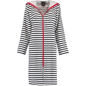 Badjas Cawö Women 1244 Zwart Wit