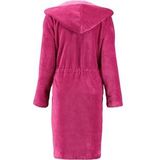 Cawö - Badjas - Pink - Katoen/Polyester - Met Capuchon en Ritssluiting