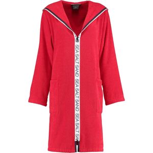 Badjas Cawö 3101 Uni Rits Women Rood