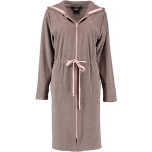Badjas Cawö 821 Capuchon & Rits Women Beige