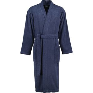 Cawo - Home Kimono - Uni 828 - Blauw - 100% Katoen