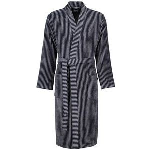 Cawö - 4854 - Kimono - Grijs - 100% Katoen - Hoge Velourskwaliteit