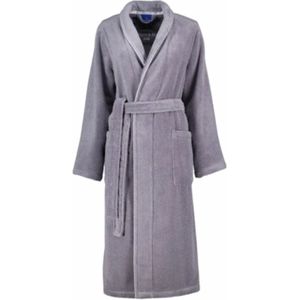 Villeroy & Boch - Badjas - Schalkragen - Shadow Grey - 100% Katoen