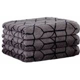 Villeroy & Boch - Coordinates Carré - Douchelaken - Graphite - 500 Gram per m²