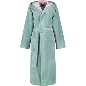 Cawö - 830 Doubleface - Badjas - Fjord - 65% Polyester 35% Katoen