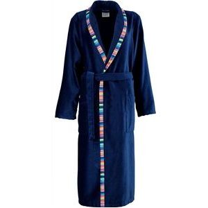 Cawo - Badjas - Marine - Katoen - Sjaalkraag