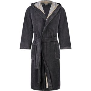 Cawo - Home Badjas - Grijs - Katoen - Met Capuchon