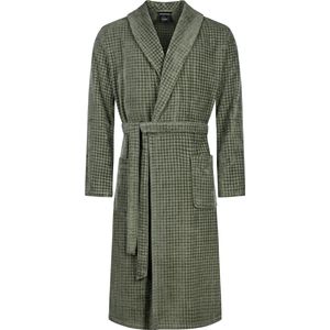 Cawo - 6508 - Badjas - Groen - Heren - Sjaalkraag