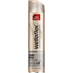 Wella - Flex Shine & Hold Hairspray - Haarlak - Glanzend - 400ml