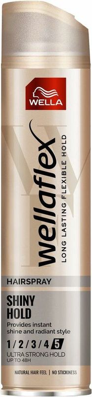 Wella - Flex Shine & Hold Hairspray - Haarlak - Glanzend - 400ml