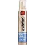 Wella - Flex Mousse Shine & Hold - Voordeelverpakking - 6 x 200 ml - Styling Mousse