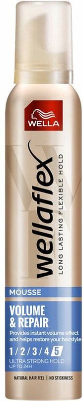 Wella - Flex Mousse Shine & Hold - Voordeelverpakking - 6 x 200 ml - Styling Mousse
