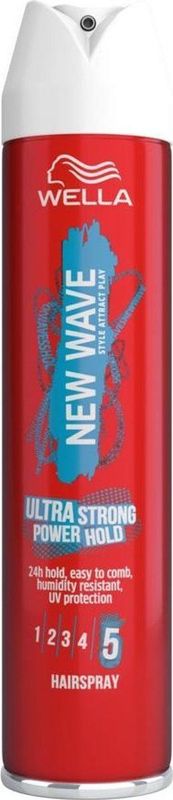 Wella - New Wave - Haarlak - Transparant - 250ml