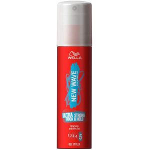 6x Wella New Wave Rock & Hold Gel 100 ml