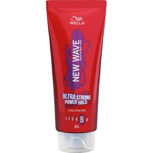 Wella New Wave Ultra Strong Power Hold Gel - haargel - 200 ml