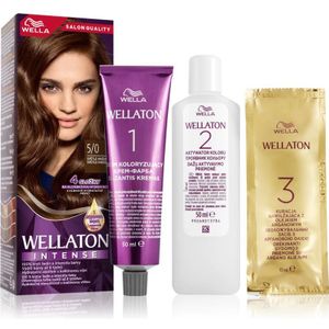 Wella Wellaton Intense - Haarkleuring - Lichtbruin - 1 st - Met Arganolie