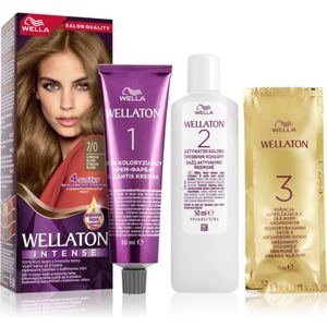 Wella Wellaton Intense Pernamente Haarkleuring met Arganolie Tint 7/0 Medium Blonde 1 st