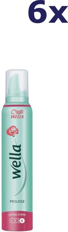 Wella Ultra Strong Hold Mousse - 6 x 200 ml