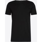 Drykorn - Effen T-shirt - Zwart - 100% Katoen