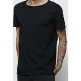 Drykorn - Effen T-shirt - Zwart - 100% Katoen