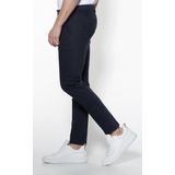 Drykorn - Slim Fit - Chino Broek - Blauw - Katoenmix met Stretch