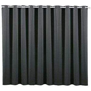 JEMIDI Kant-en-klaar verduisterend gordijn - Gordijn met ringen 245cm x 300cm - Ondoorzichtig gordijn afgewerkt met ringen
