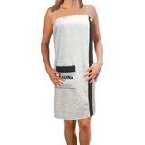 JEMIDI - Sauna Badstof Kilt - Antraciet Grijs - 100% Katoen - Dames of Heren