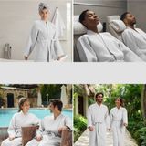 Waffle Badjas - Unisex - Wit - 100% Katoen