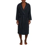 HOMELEVEL Badstof Badjas 100% Katoen Dames Heren Antraciet Maat M