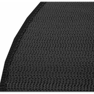 JEMIDI Tuintafelkleed weerbestendig tafelkleed tuintafel antislip tafelkleden - Zwart - Vorm Rond - Maat 160x160