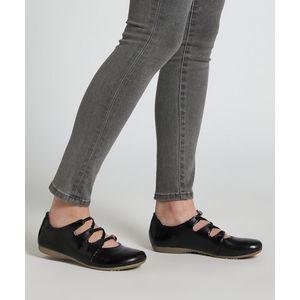 Josef Seibel - 87204 - Ballerina's - Zwart - Leer