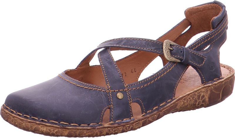 Josef Seibel ROSALIE 13 - Platte sandalenDames Sandalen - Kleur: Blauw - Maat: 41