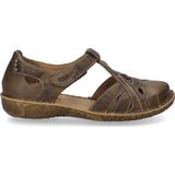 Sandaal - Rosalie - Effen - Leer - Velcro Sluiting - Platte Hak