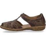 Sandaal - Rosalie - Effen - Leer - Velcro Sluiting - Platte Hak