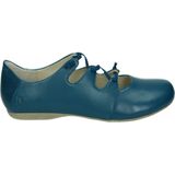 Ballerina's - Effen - Glad Leer - Platte Hak