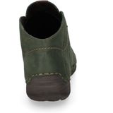 Josef Seibel - Dames Veterschoenen - Glad Leer - Zwart - Rubber Zool