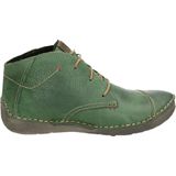 Josef Seibel - Dames Veterschoenen - Glad Leer - Zwart - Rubber Zool