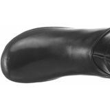 Seibel - Dameslaarzen - Zwart - Leer - Sleehak 3 cm