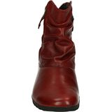 JOSEF SEIBEL - Naly 24 - Enkellaars - Rood - Schapenvacht - Leder-Textiel