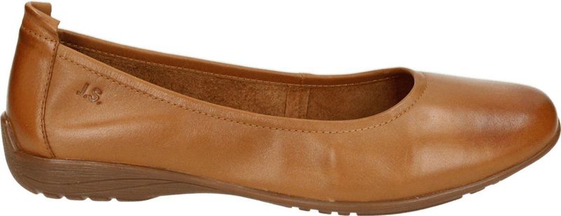 Josef Seibel - FENJA 01 - Ballerinaschoenen - Cognac - Glad Leer - Wijdte G