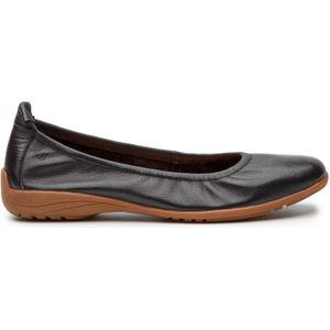 Josef Seibel - Fenja 01 - Platte Slippers - Zwart - Leer - Zomer