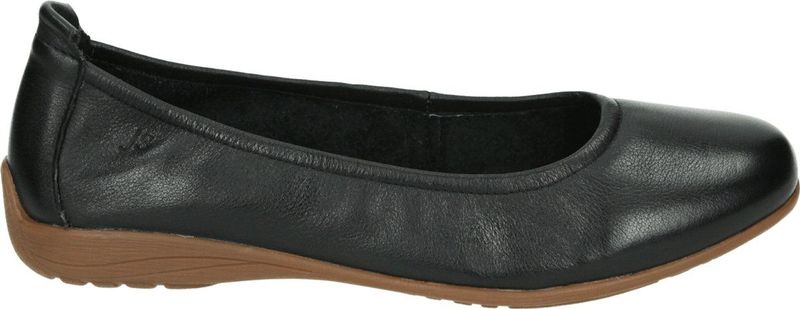 Josef Seibel - Fenja 01 - Platte Slippers - Zwart - Leer - Zomer