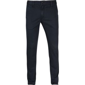 Alberto Lou Chino Donkerblauw (navy) - Maat W 33 - L 32 - Heren