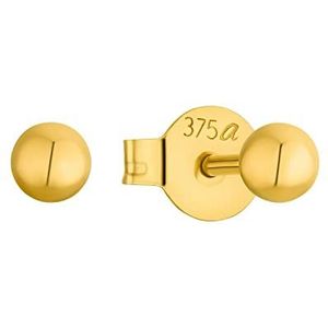 Amor Stud Earrings Unisex Ladies Gents Oorbellen, 0,3 cm, Goud, Geleverd In Sieraden Geschenkverpakking, 2013843