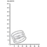 s.Oliver - Damenring 925er Silber Ringe 1 ct Weiss (76.49 € / 1 ct)
