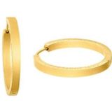 Creolen - Goudkleur - Massief - Clipsluiting