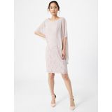 SWING - Jurk - Rosa - Met Onderjurk - Geschulpte Zoom - Bloemenprint