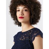 SWING - Cocktailjurk - A-lijn - Met Kant en Strikceintuur