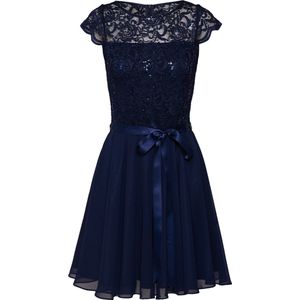 SWING - Cocktailjurk - A-lijn - Met Kant en Strikceintuur