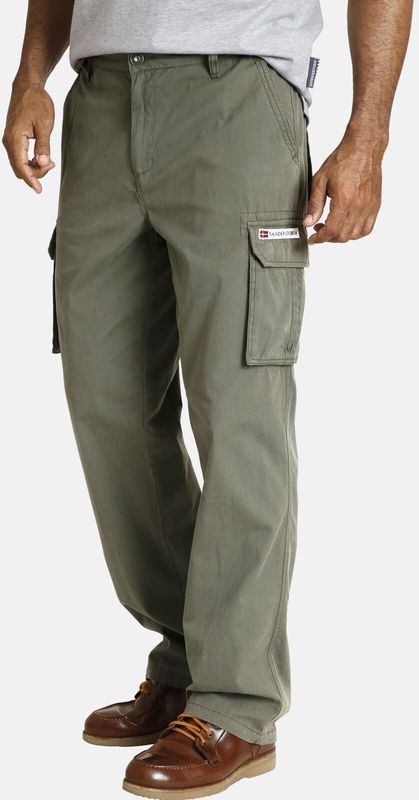 Jan Vanderstorm - Cargobroek - Groen - Comfort Fit - 100% Katoen